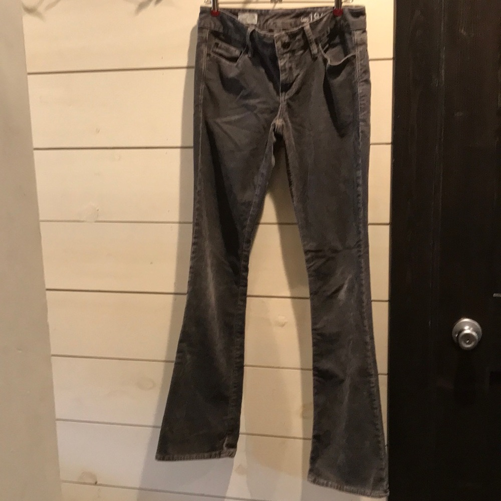 Gap corduroy jeans dark gray women’s size 25/0r